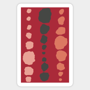 Lava rocks - organic shapes Sticker